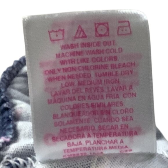 Lot Of 2pc Garanimals Baby Girl Shorts Size 6-9m & 0-3m Navy Elastic Waist - Picture 7 of 12